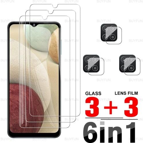 6in1 Camera Lens Film For Samsung Galaxy A12 6.5inch HD Front Tempered Glass screen protector for samsung samsun a 12 12a m12