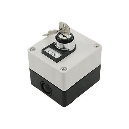 AC 660V 3 Position Key Lock Rotary Select Selector Switch Station Screw Terminal