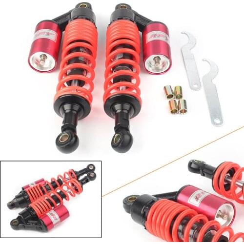12.5" 320mm Motorcycle Nitrogen Air Shock Absorbers for Yamaha RD350 G1Replacment, Garnet