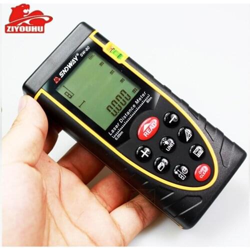 ZIYOUHU Laser rangefinder 40/60/80/100 meters infrared distance measuring instrument of real instrument electronic scale