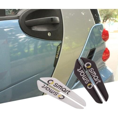 For Smart 451 453 450 452 454 Fortwo Forfour City-Coupe Crossblade Roadster Coupe Car Door Anti-collision Protector Bar Stickers