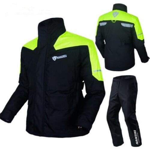 Motorcycle Raincoat Rain Pants Set adult sub-body ride male waterproof whole body locomotive motorcycle outdoor thickened rainco