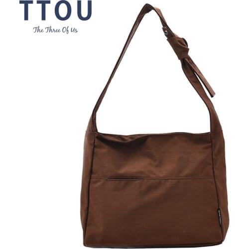 Women Canvas Shopping Bag Solid Color Female Cotton Cloth Shoulder Bag Eco Handbag Tote Bag Reusable Grocery Shopper Bags