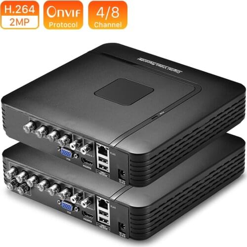 AHD/N DVR 4Channel 8Channel CCTV AHD DVR AHD-N Hybrid DVR/1080P NVR 4in1 Video Recorder For AHD Camera IP Camera Analog Camera