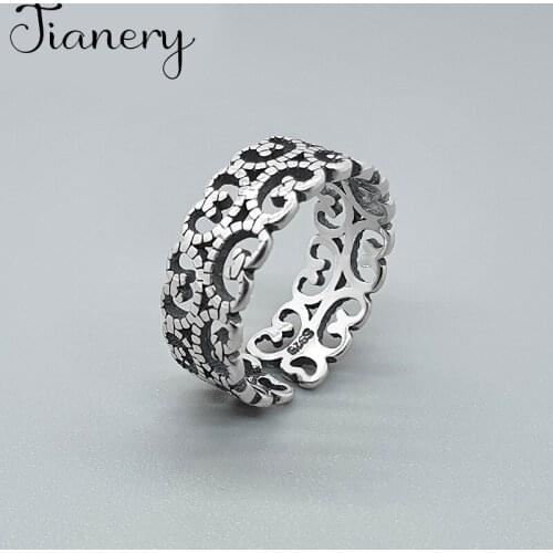 Luxury Brand Hollow Rings For Women Wedding Statement Jewelry Valentines Gifts Lover Finger Ring 2021