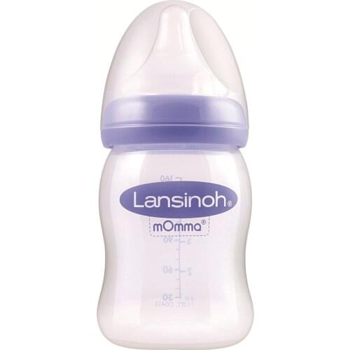 Lansinoh Natural Wave Baby 160Ml Anti Bacterial Food Milk Nutrition Mother Auxiliary Apparatus Breastfeeding Bottle 2021Silikon