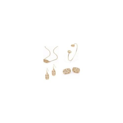 Small Cute Geometric mix color geometric Stud Earrings