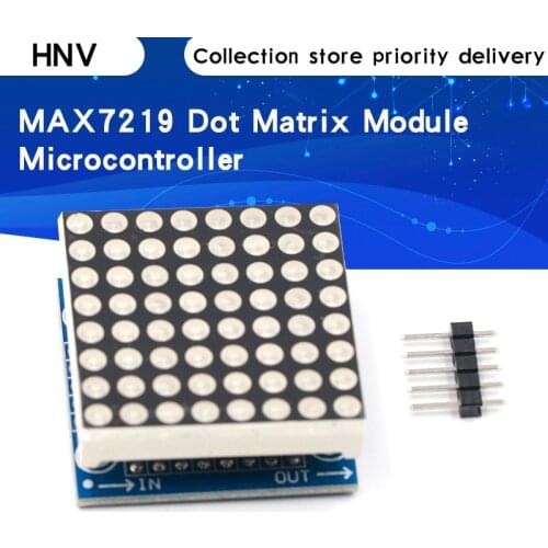 MAX7219 dot matrix module microcontroller module display module finished goods , Can be together for arduino programming