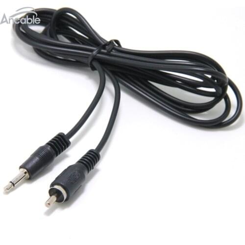 RCA Male to 3.5mm 1/8" Monaural Mini Mono Male Plug Jack Connector Audio Cable -Trigger Cable for Pre-Amp Subwoofer Soundbar 6FT