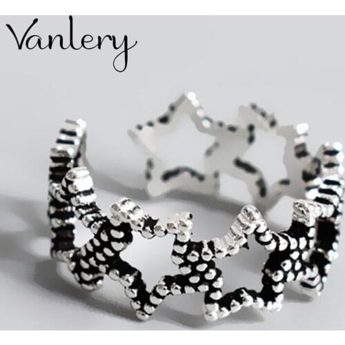 New Arrivals Charming Star Ring for Women Boho Knuckle Party Rings Gothic Punk Jewelry Gifts for Girls