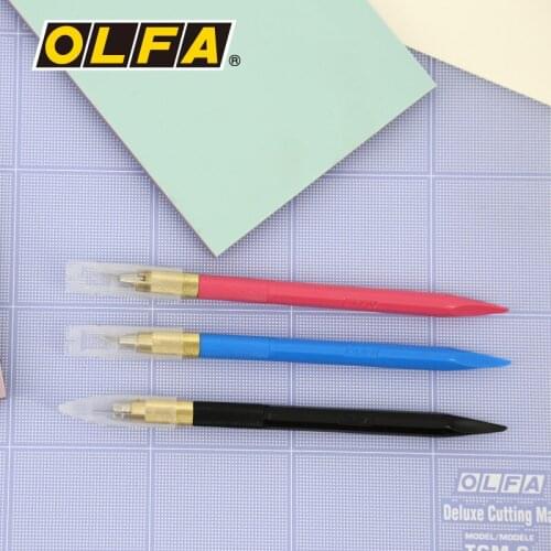 OLFA European hair imported Japanese utility knife, powder, blue, black carving knife Japanese version AK-5