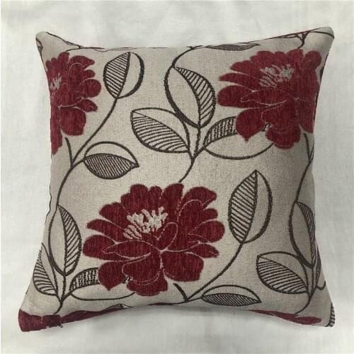 OEM Solid Cushion Coeve Sofa Decorative Silver Metallic Yarn Jacquard Throw Pillowcase from Factory