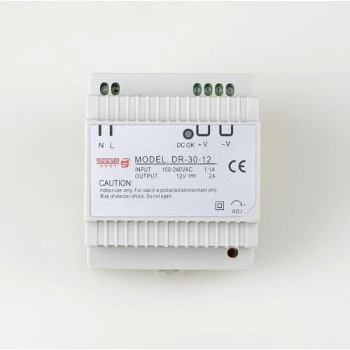 DR-30-12 Din rail Single Output Switching power supply 30W 12V 2A ac dc converter