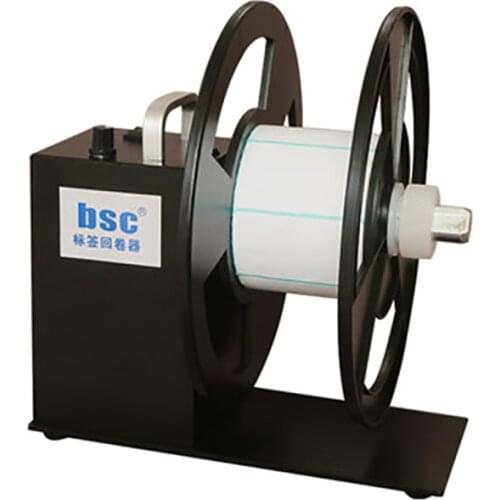 Adjustable Speed Label Rewinder Automatic Synchronous Rewinding Machine Barcode Paper Stickers Bidirectional Rewind Rewind Tools