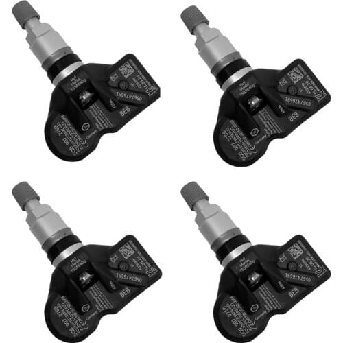 4X TPMS Sensor Tire Pressure Monitoring System 5Q0907275B 433MHZ For Skoda Citigo Fabia Van Kamiq Kodiaq Octavia Rapid Super