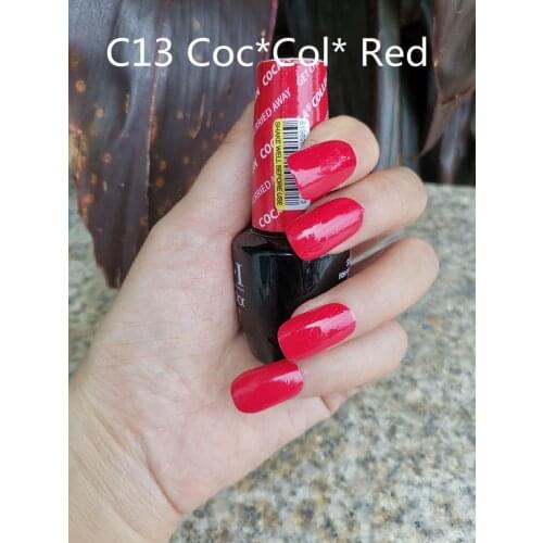 C13 CocaColao Red15ml UV LED Gel Polish Vernis Permanent Lasting Shine opies Nail Art （need lamp dry)