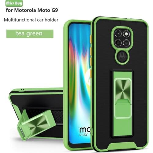 For Tecno Camon 17 Pro Intelligent Car Magnetic Stand Skin Feel Shell Shock For Tecno Camon 16 Premier Spark 6 Go POP 5 Case