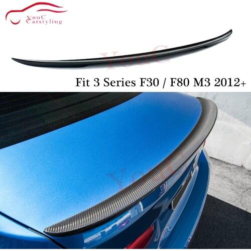 F30 M-performance Carbon Fiber Rear Spoiler Wing for BMW 3 Series F30 320i 328i 330i 335i & M3 F80 4-door Sedan 2012