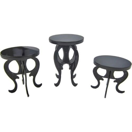 3 Pcs/set Acrylic Jewelry Display Stand Ring Earrings Ear Stud Bracelet Showing Shelf Props Ornaments Storage Rack