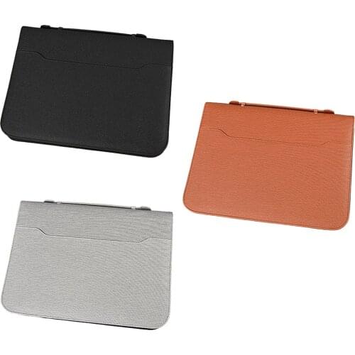 A4 PU Leather File Folder with Calculator Multifunction Office Supplies Organizer Manager Document Pads Briefcase Portfolio Bag