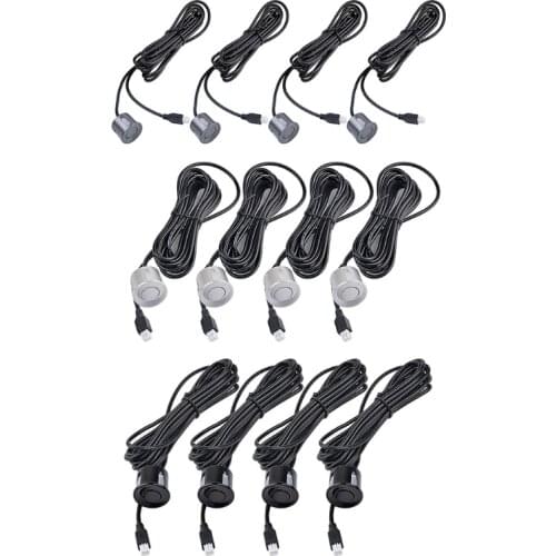 Car Auto Vehicle 4 Probes Reversing Backup-Radar Alert Warning System Parking Sensors Distance Detection Sound Warning