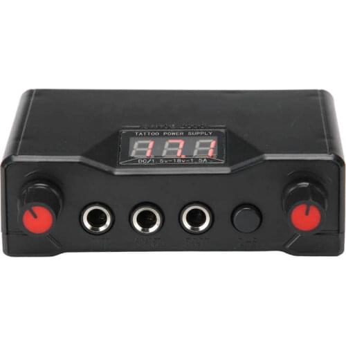 3 Hole Tattoo Power Supply Mini LCD Liner Shader Free Switched Can For Two Tattoo Machines Power Supply 110-220V