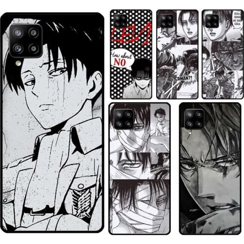Attack on Titan Levi Ackerman Case For Samsung A71 A51 A21S A20e A70 A50 A40 A30 A20 A10 A12 A32 A42 A52 A72 A11 A31 A41