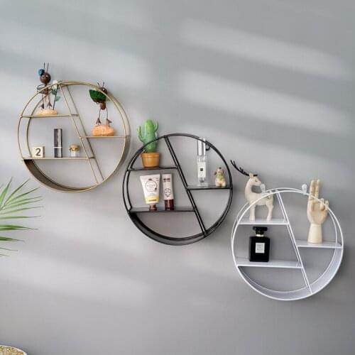 Decorative craft storage rack Nordic style wall ins storage rack home simple decoration shelf creative wall decoration