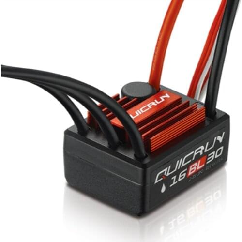 HobbyWing QuicRun 30A Waterproof And Brushless ESC WP-16BL30 For 1/16 RC Car