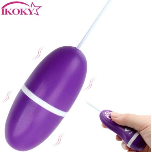 IKOKY Clitoris Stimulator Vibrator Vagina Ball Sex Toys for Woman Vibrating Egg Adult Product G-Spot Massager Adult Product