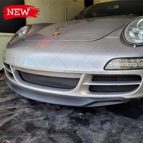 FOR PORSCHE 911 997 991 PASM STYLE CARBON FIBER GLASS FRONT LIP BODY KIT TUNING FOR 911 997 FRP FRONT BUMPER SPLITTER RACING