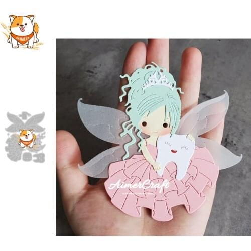 Tooth Fairy Metal Cutting Dies Mold Knife Scrapbooking Stencil DIY Embossing Craft Die Cuts Card Making New Dies For 2020