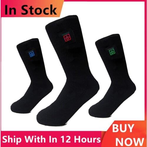 Electric Heating Socks Winter Thermal Heated Socks USB Charging Fibers Thicker Super Soft Comfort Sports Socks Foot Warm Socks