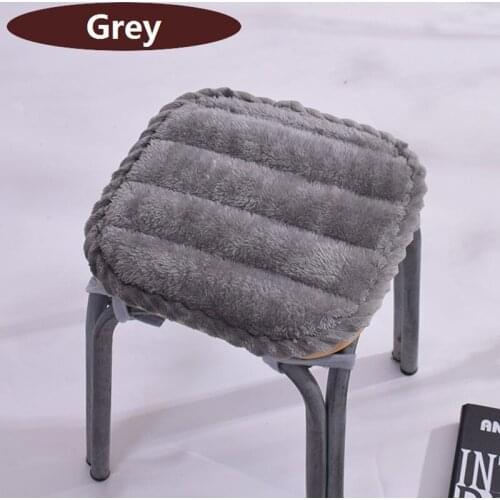 Modern Style Childrens Chair Cushion Winter Warm Home Chair Cushions Anti-slip Seat Mat Kindergarten Taboret Cushion 3 Colors
