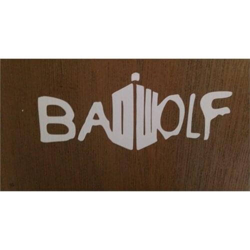 Bad Wolf Tardis Dr Who Rare Vinyl window car Laptop sticker decal funny JDM