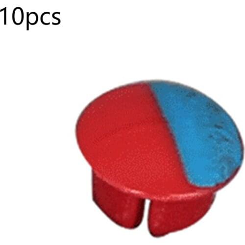 10pcs Faucet Handle Accessories Hot And Cold Water Signs Kitchen Bathroom Mixer Tap Indicate For Holes With A Diameter Of 7mm