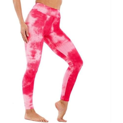 Tie Dye Sports Leggings Women Fitness Yoga Tights Legging Female Running Pant GYM Sportwear Slim Leggins Trousers лосины женски