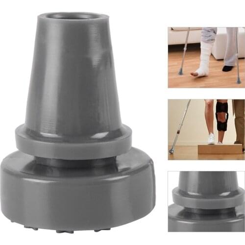 360° Rotating Anti-Slip Walking Stick Standing Rubber Cane Crutch Pad End Bottom Tip Accessory Quality Rubber Good Toughness