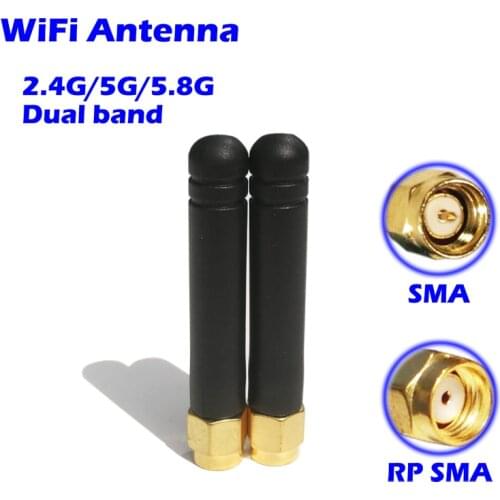 WiFi Bluetooth Antenna 2.4GHz 5.8GHz 3db Aeria for Transmitter FPV Receiver Itx Motherboard PCIe Card USB Adapter Zigbee Hotspot