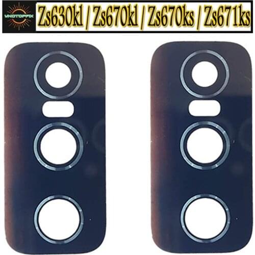 Original For Asus ZS671KS ZS670KS Rear Camera Lens Back Main Camera Glass Cover For ASUS ZS630KL ZS670KL Camera Lens Replace