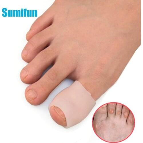 10pcs Big Toe Protector Silicone Gel Bunion Splint Pain Relief Preventing Blisters Corns Nail Tools Foot Care Tool D2214
