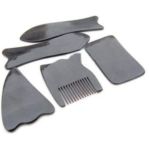 5 in 1 Chinese Traditional Gua Sha Treatment Pain Relief Scraping Body Massager Neck Back Head Relaxiation Tool Set Health Care