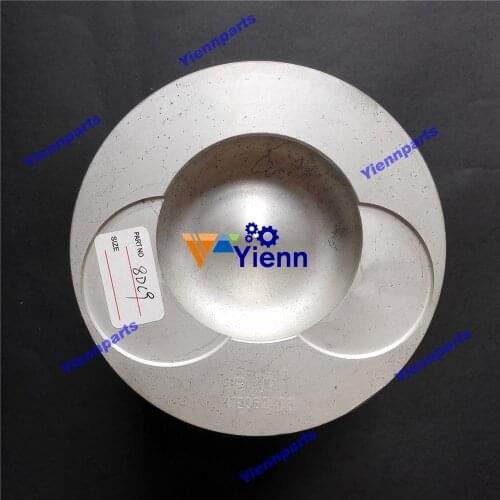 8DC9 Piston With Oil Gallery Alfin For Mitsubishi Excavator Loader Tractor Forklift Truck Diesel Engine Piston ME062408