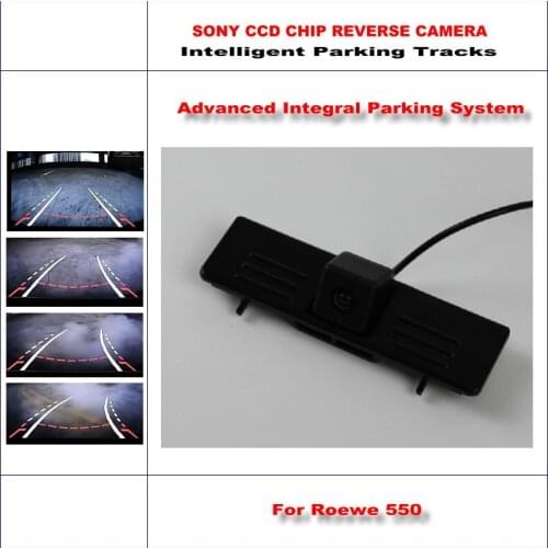 Car Rear Camera For Roewe 550 2007-2012 Intelligent Parking Tracks Backup Reverse Dynamic Guidance Tragectory CAM