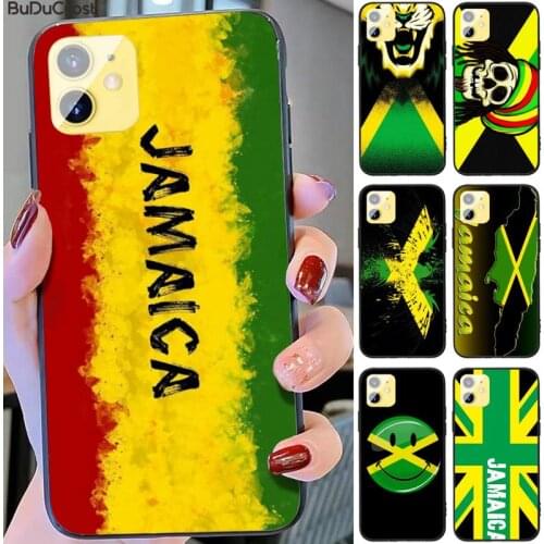 Riccu Jamaican Flag Phone Case For iphone 11 12 Mini Pro Max X XS MAX 6 6s 7 8 Plus 5 5S 5SE XR SE2020