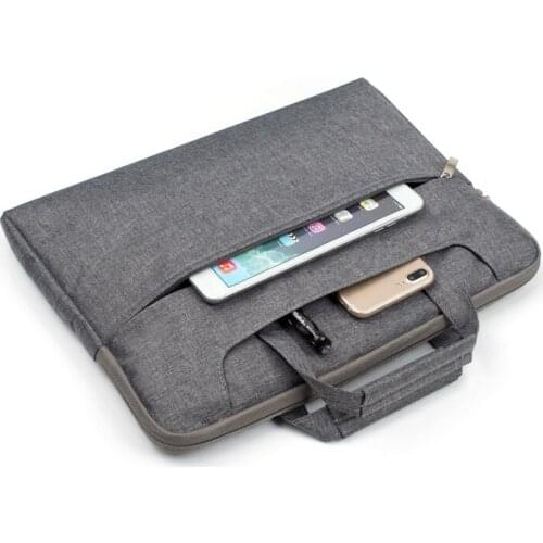Canvas Laptop Shoulder Bag Strap for Macbook Air Pro 12 13.3 15.4 16 Inch Notebook Computer Bags Handbag Briefcase for Macbook