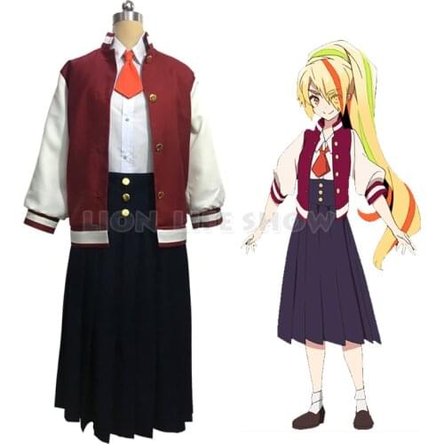 Zombieland Saga Nikaidou Saki Cosplay Costume School Uniform Suit Dress