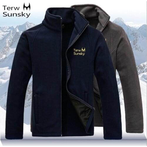 New Mens Spring Autumn Outdoor Hiking Treking Riding Thin Sports Outerwear Fleece Warm, Windproof Fashion Jackets Free Shipping