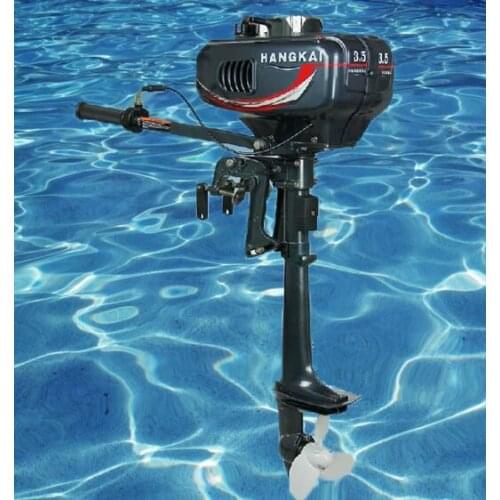 New Design Short Shaft Hangkai 3.5hp Superior Engine Water Cooling System Outboard Motor Two stroks Inflatable Fishing Boat