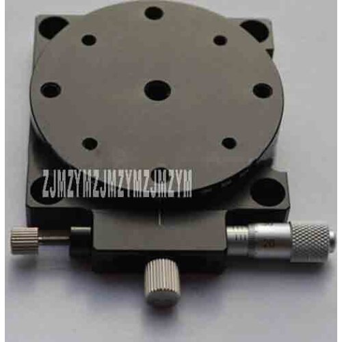 Manual Rotating Platform RS60-L High Precision R-axis Adjustment Rotary Tester Sliding Table Load 29.4N (3kgf) 60MM Hot Selling